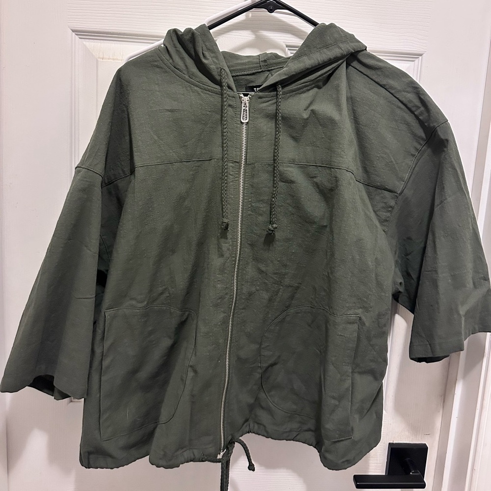 Torrid Olive Green Bomber Jacket